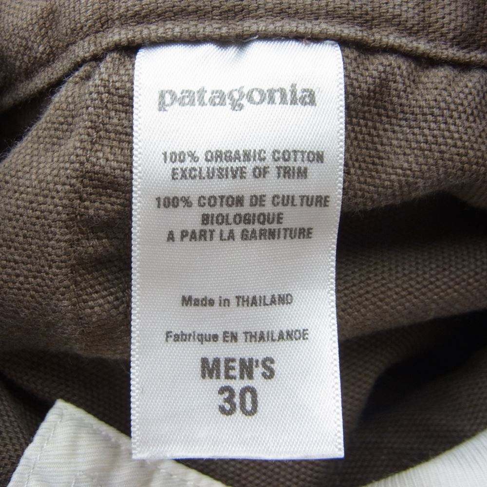 patagonia パタゴニア 08SS 21575 08年製 STAND UP PANTS スタンド アップ パンツ  ブラウン系 30【中古】