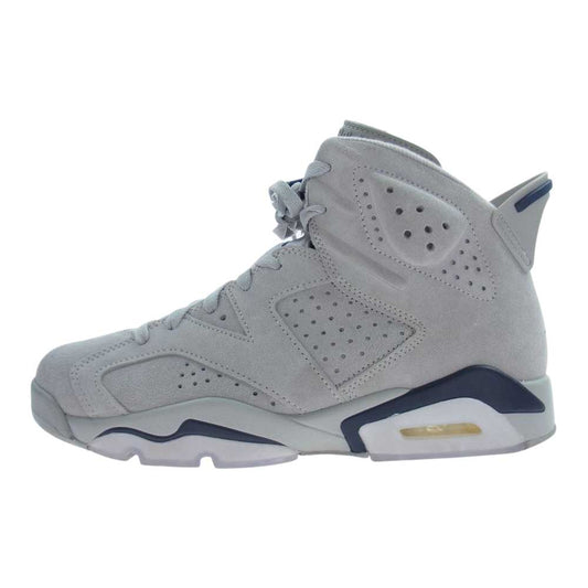 NIKE AIR JORDAN ナイキ ジョーダン CT8529-012 6 RETRO AJ6 Magnet and College Navy エアジョーダン6 レトロ スニーカー グレー系 26.5cm【中古】