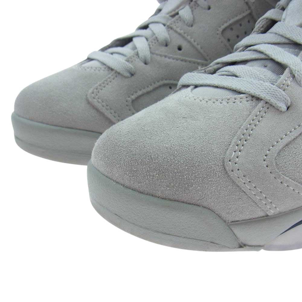 NIKE AIR JORDAN ナイキ ジョーダン CT8529-012 6 RETRO AJ6 Magnet and College Navy エアジョーダン6 レトロ スニーカー グレー系 26.5cm【中古】