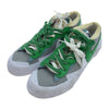 NIKE ナイキ DD1877-001 × sacai サカイ Blazer Low Classic Green ブレーザー ロー クラシック グリーン スニーカー グレー系 グリーン系 ホワイト系 27.5cm【中古】