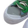 NIKE ナイキ DD1877-001 × sacai サカイ Blazer Low Classic Green ブレーザー ロー クラシック グリーン スニーカー グレー系 グリーン系 ホワイト系 27.5cm【中古】