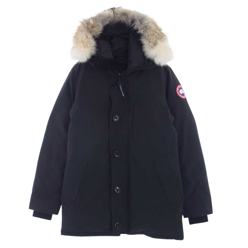 CANADA GOOSE カナダグース 3438JM 国内正規品 サザビーリーグ JASPER PARKA ジャスパーパーカ ファーフード付き ダウンジャケット ブラック系 M【中古】