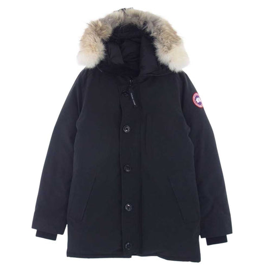CANADA GOOSE カナダグース 3438JM 国内正規品 サザビーリーグ JASPER PARKA ジャスパーパーカ ファーフード付き ダウンジャケット ブラック系 M【中古】