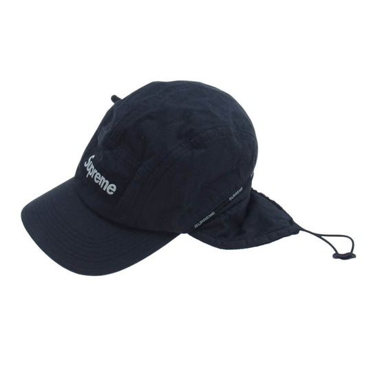 Supreme シュプリーム 22AW Packable Earflap パッカブル イヤーフラップ キャンプ キャップ 帽子 ボックスロゴ ブラック ブラック系【中古】