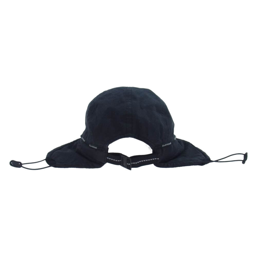 Supreme シュプリーム 22AW Packable Earflap パッカブル イヤーフラップ キャンプ キャップ 帽子 ボックスロゴ ブラック ブラック系【中古】