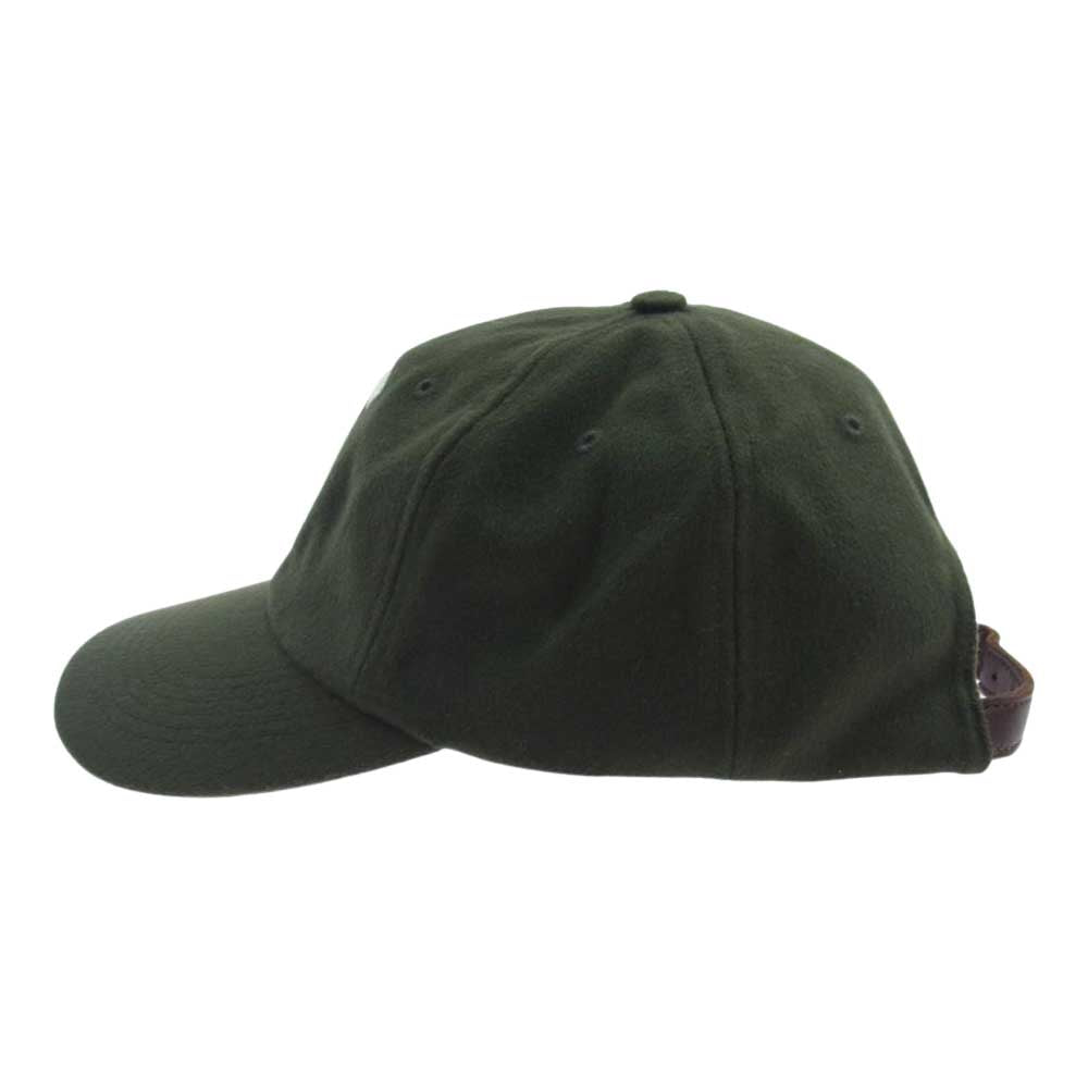 Supreme シュプリーム 21SS Loro Piana ロロピアーナ Pigment Print S Logo 6-Panel ピグメント S LOGO ロゴ 刺繍 キャップ 帽子 カーキ カーキ系【中古】