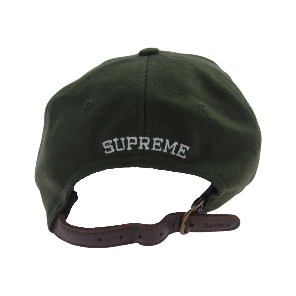 Supreme シュプリーム 21SS Loro Piana ロロピアーナ Pigment Print S Logo 6-Panel ピグメント S LOGO ロゴ 刺繍 キャップ 帽子 カーキ カーキ系【中古】
