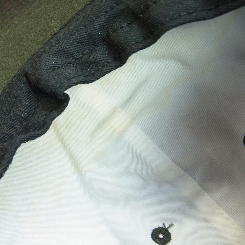 Supreme シュプリーム 21SS Loro Piana ロロピアーナ Pigment Print S Logo 6-Panel ピグメント S LOGO ロゴ 刺繍 キャップ 帽子 カーキ カーキ系【中古】