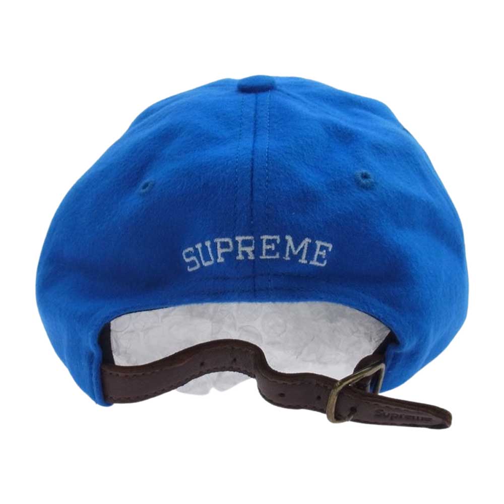 Supreme シュプリーム 21SS Loro Piana ロロピアーナ Pigment Print S Logo 6-Panel ピグメント S LOGO ロゴ 刺繍 キャップ 帽子 ブルー ブルー系【中古】