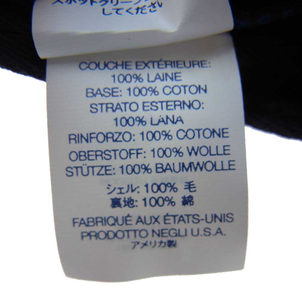 Supreme シュプリーム 21SS Loro Piana ロロピアーナ Pigment Print S Logo 6-Panel ピグメント S LOGO ロゴ 刺繍 キャップ 帽子 ブルー ブルー系【中古】