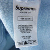Supreme シュプリーム 21SS Big Logo Hooded Sweatshirt ビッグロゴ フーデッド スウェットシャツ プルオーバー パーカー ライトブルー系 L【中古】