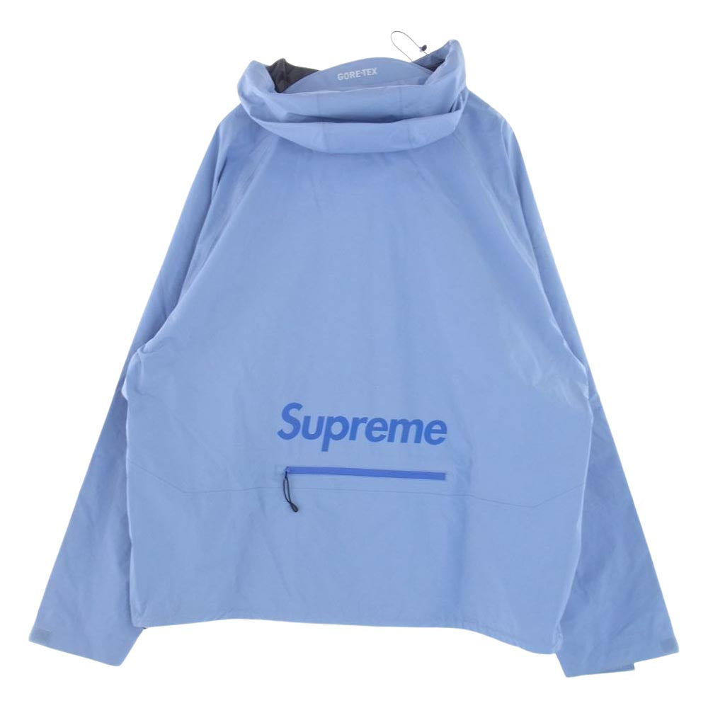Supreme シュプリーム 21SS GORE-TEX Paclite Shell Jacket ゴアテックス パックライト シェル ジャケット ナイロン ライトブルー系 L【中古】