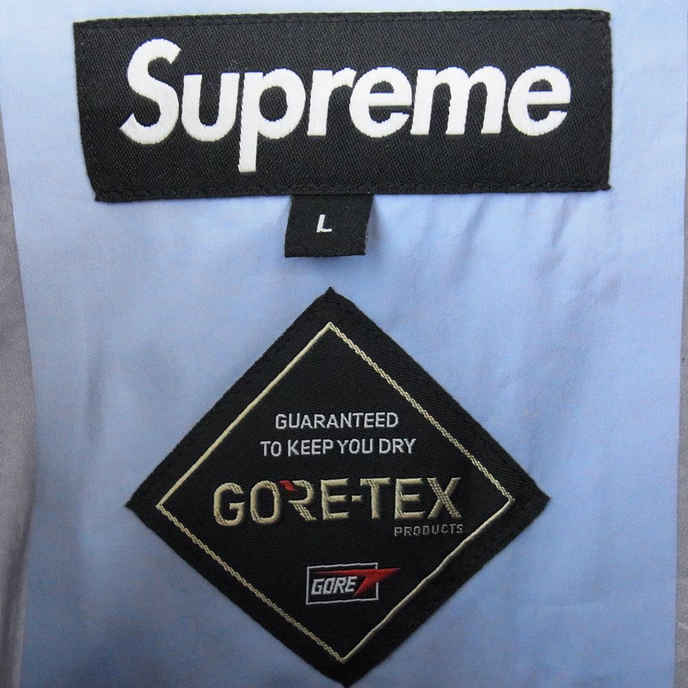 Supreme シュプリーム 21SS GORE-TEX Paclite Shell Jacket ゴアテックス パックライト シェル ジャケット ナイロン ライトブルー系 L【中古】