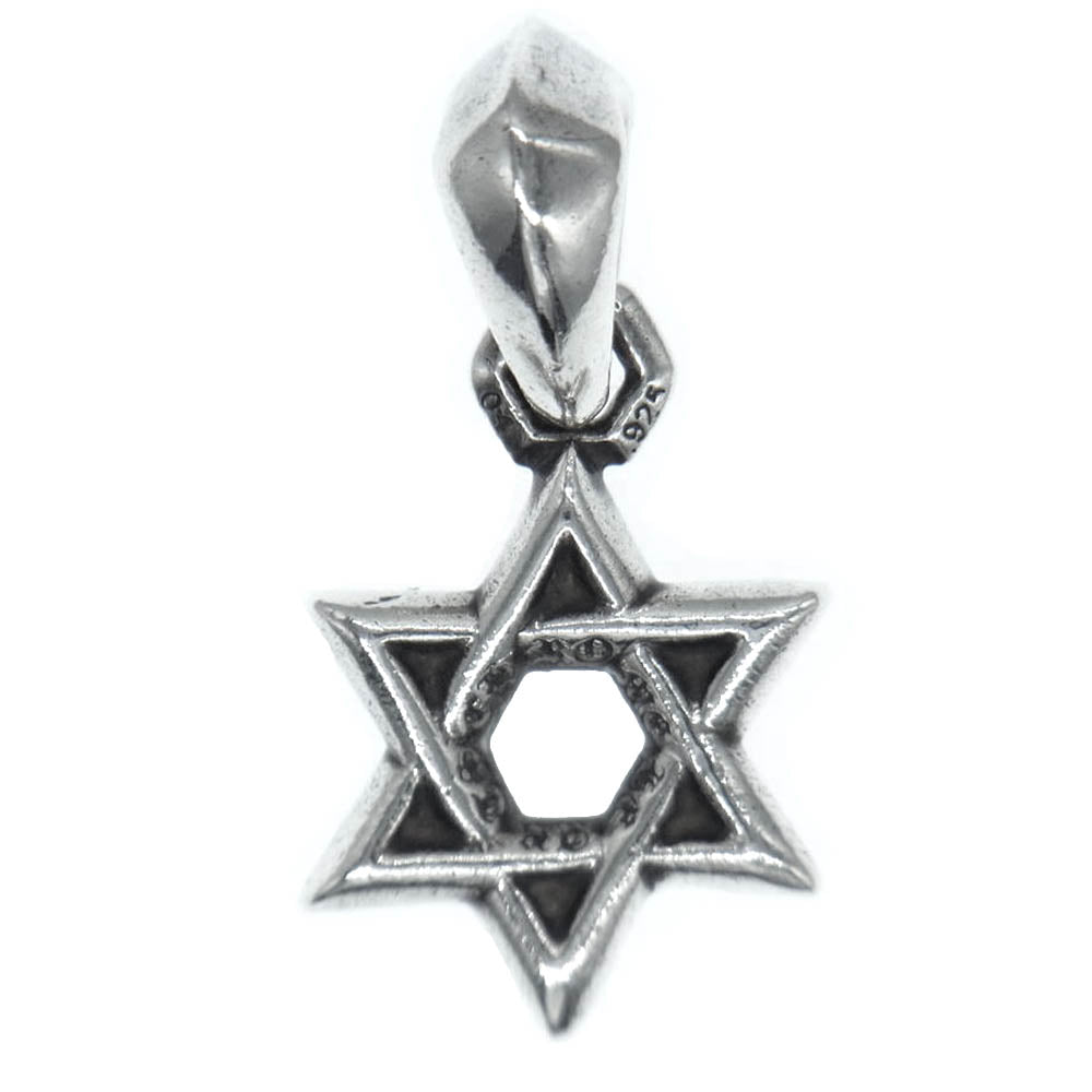 CHROME HEARTS クロムハーツ（原本無） STAR OF DAVID スターオブダビデ チャーム ペンダントトップ シルバー系【中古】