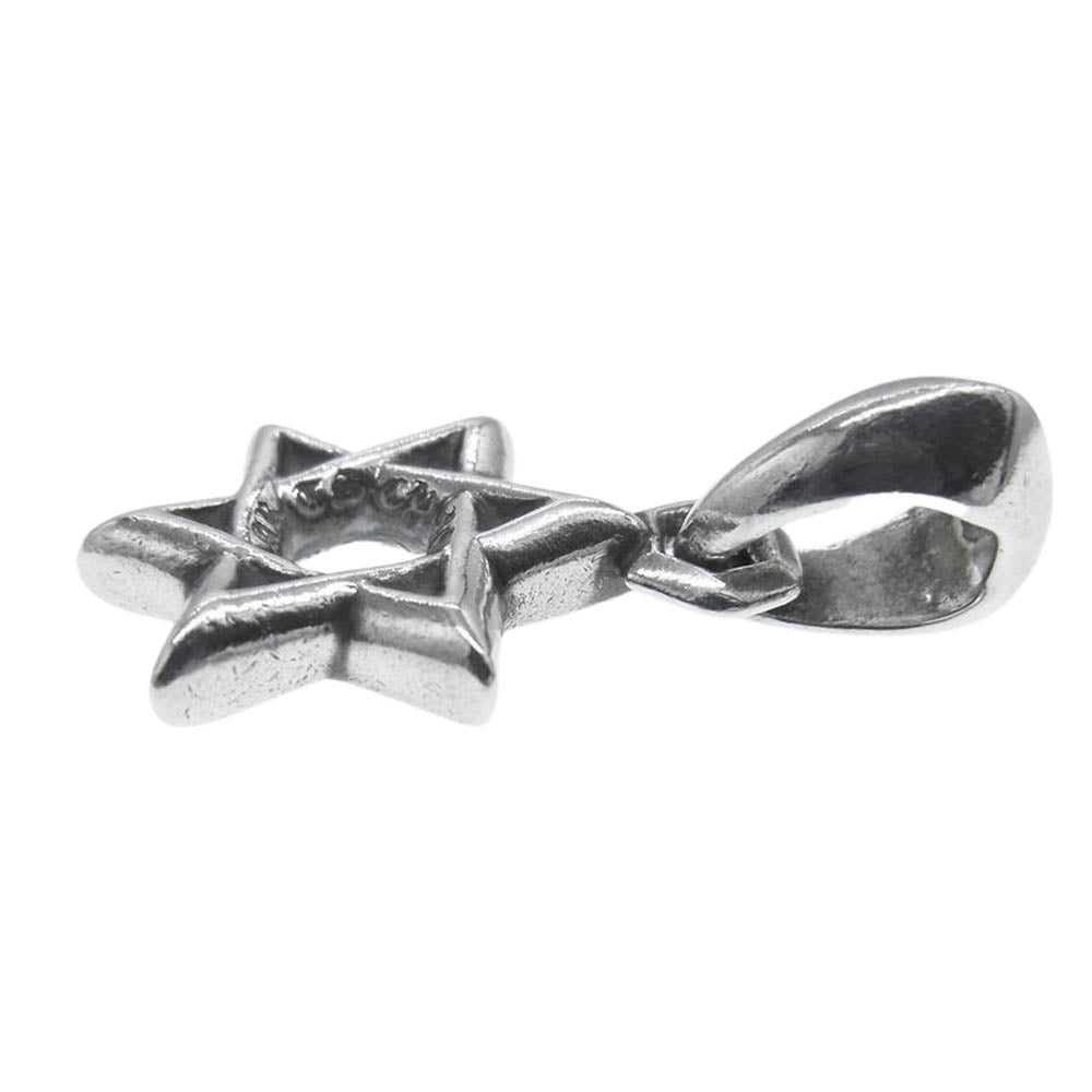 CHROME HEARTS クロムハーツ（原本無） STAR OF DAVID スターオブダビデ チャーム ペンダントトップ シルバー系【中古】