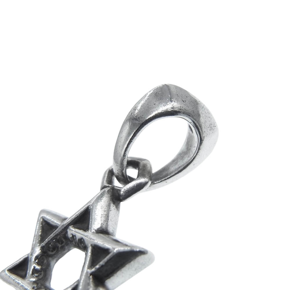 CHROME HEARTS クロムハーツ（原本無） STAR OF DAVID スターオブダビデ チャーム ペンダントトップ シルバー系【中古】