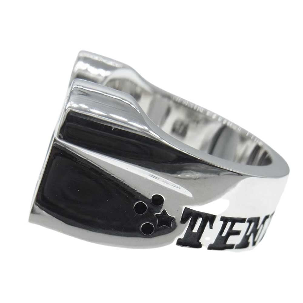 TENDERLOIN テンダーロイン 【新品仕上げ済み】T-H.S RING SILVER STONE ホースシューリング シルバー ダイヤ リング シルバー系 10号【極上美品】【中古】