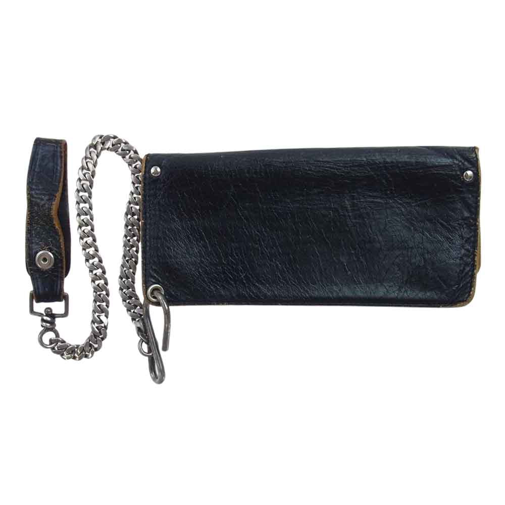 TENDERLOIN テンダーロイン T-WALLET HORSE HIDE ウォレット T-WALLET CHAIN ウォレットチェーン セット　 ブラック系【中古】