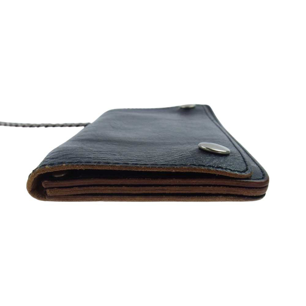 TENDERLOIN テンダーロイン T-WALLET HORSE HIDE ウォレット T-WALLET CHAIN ウォレットチェーン セット　 ブラック系【中古】