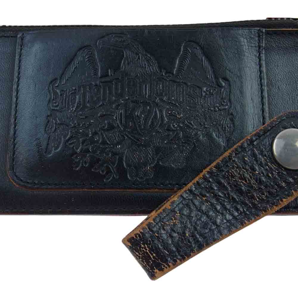 TENDERLOIN テンダーロイン T-WALLET HORSE HIDE ウォレット T-WALLET CHAIN ウォレットチェーン セット　 ブラック系【中古】