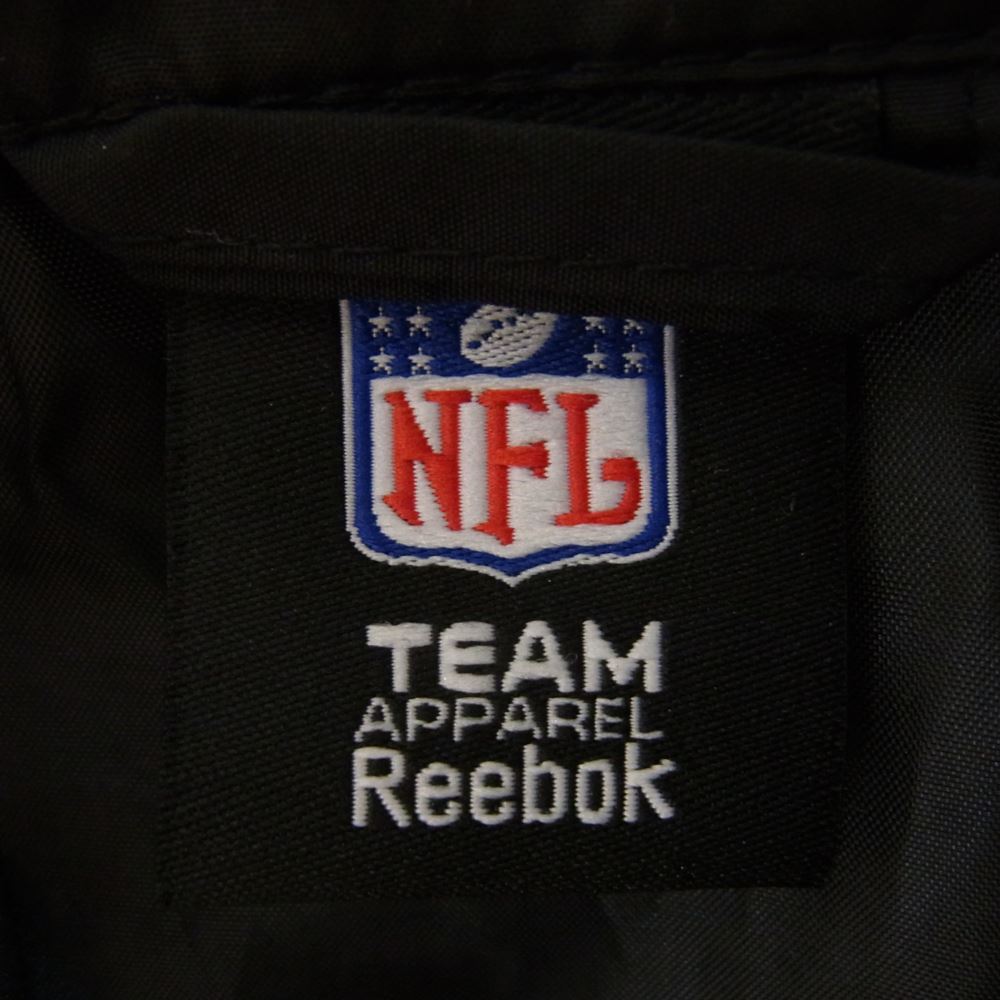 Reebok リーボック NFL ピッツバーグ ティーラーズ ナイロン ウインド ブレーカー ジャケット ブラック系 XL【中古】
