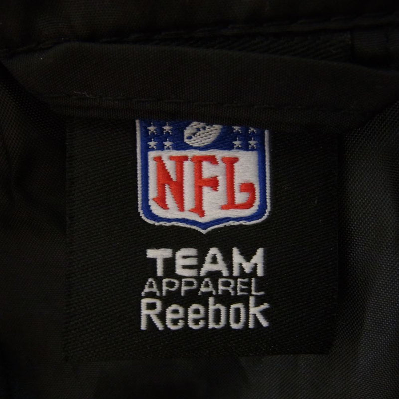 Reebok リーボック NFL ピッツバーグ ティーラーズ ナイロン ウインド ブレーカー ジャケット ブラック系 XL【中古】