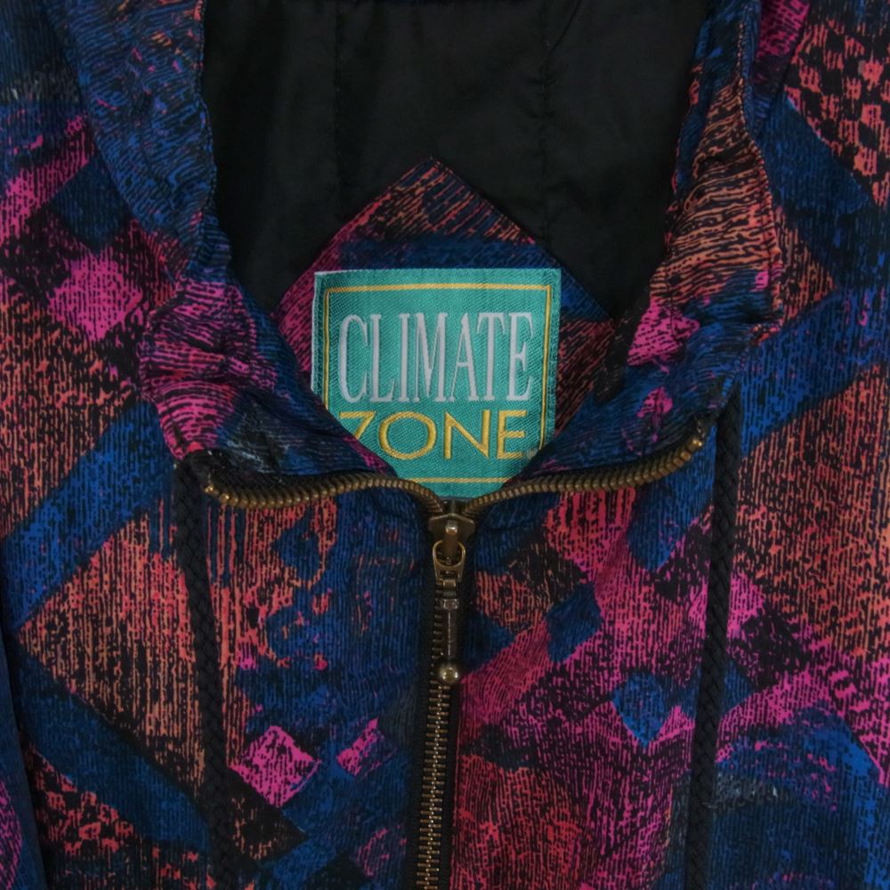 総柄 フルジップ ジャケット ブルゾン 22/24【中古】