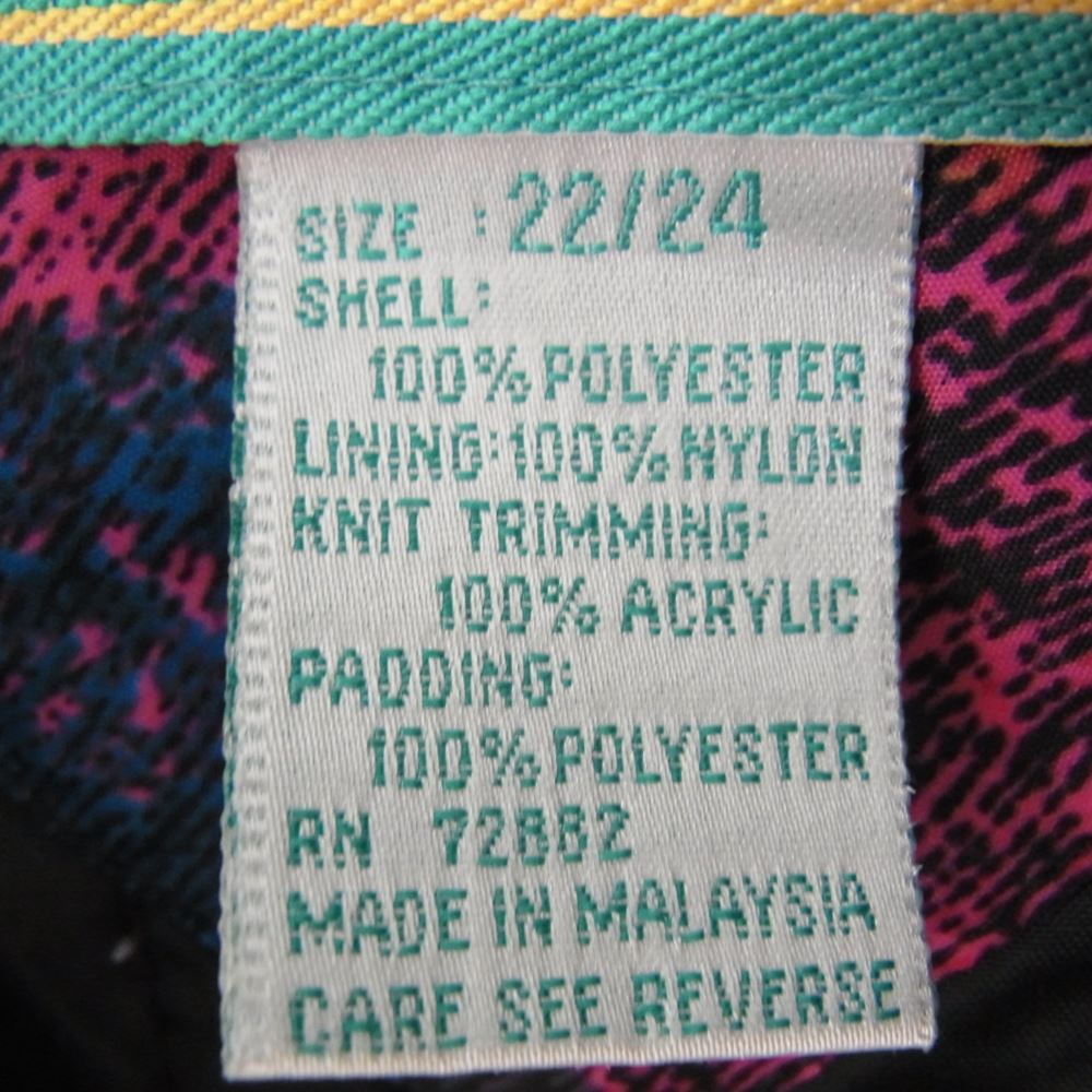 総柄 フルジップ ジャケット ブルゾン 22/24【中古】