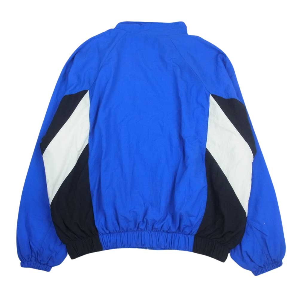 レノック 80's 80年代 ヘルメット 刺繍 ブルゾン トラックジャケット フルジップ  ブルー系 XXL【中古】