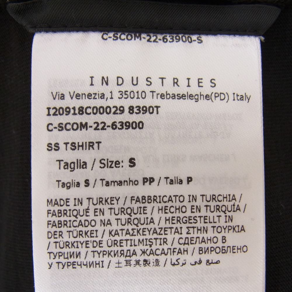 MONCLER モンクレール I2 091 8C00029 8390T SS T-SHIRT モノグラム ポケット Tシャツ ウォッシュ加工 ブラック系 S【新古品】【未使用】【中古】