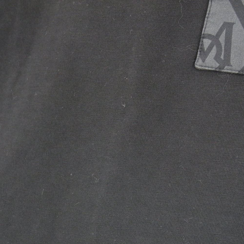 MONCLER モンクレール I2 091 8C00029 8390T SS T-SHIRT モノグラム ポケット Tシャツ ウォッシュ加工 ブラック系 S【新古品】【未使用】【中古】