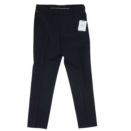 Berluti ベルルッティ R18TTU41WAYJ REGULAR FIT Trousers レギュラーフィット トラウザーズ スラックス パンツ ブラック系 44【新古品】【未使用】【中古】