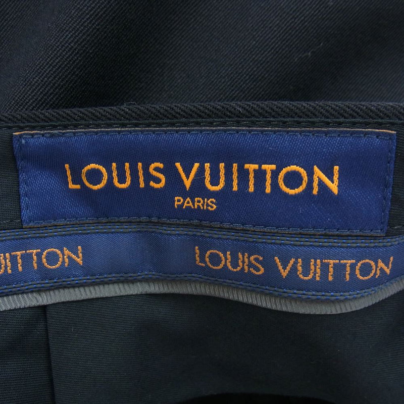 LOUIS VUITTON ルイ・ヴィトン VCCM04 ウール スラックス パンツ ブラック ブラック系 36【新古品】【未使用】【中古】