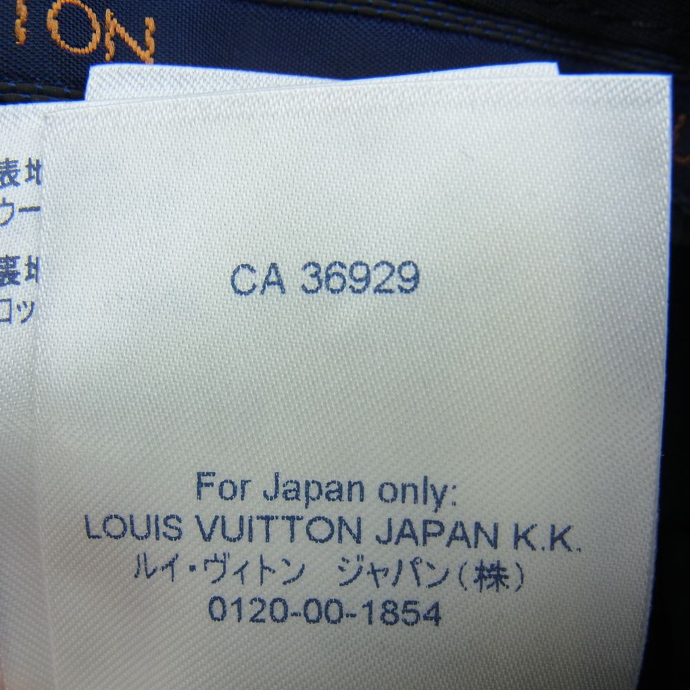 LOUIS VUITTON ルイ・ヴィトン VCCM04 ウール スラックス パンツ ブラック ブラック系 36【新古品】【未使用】【中古】