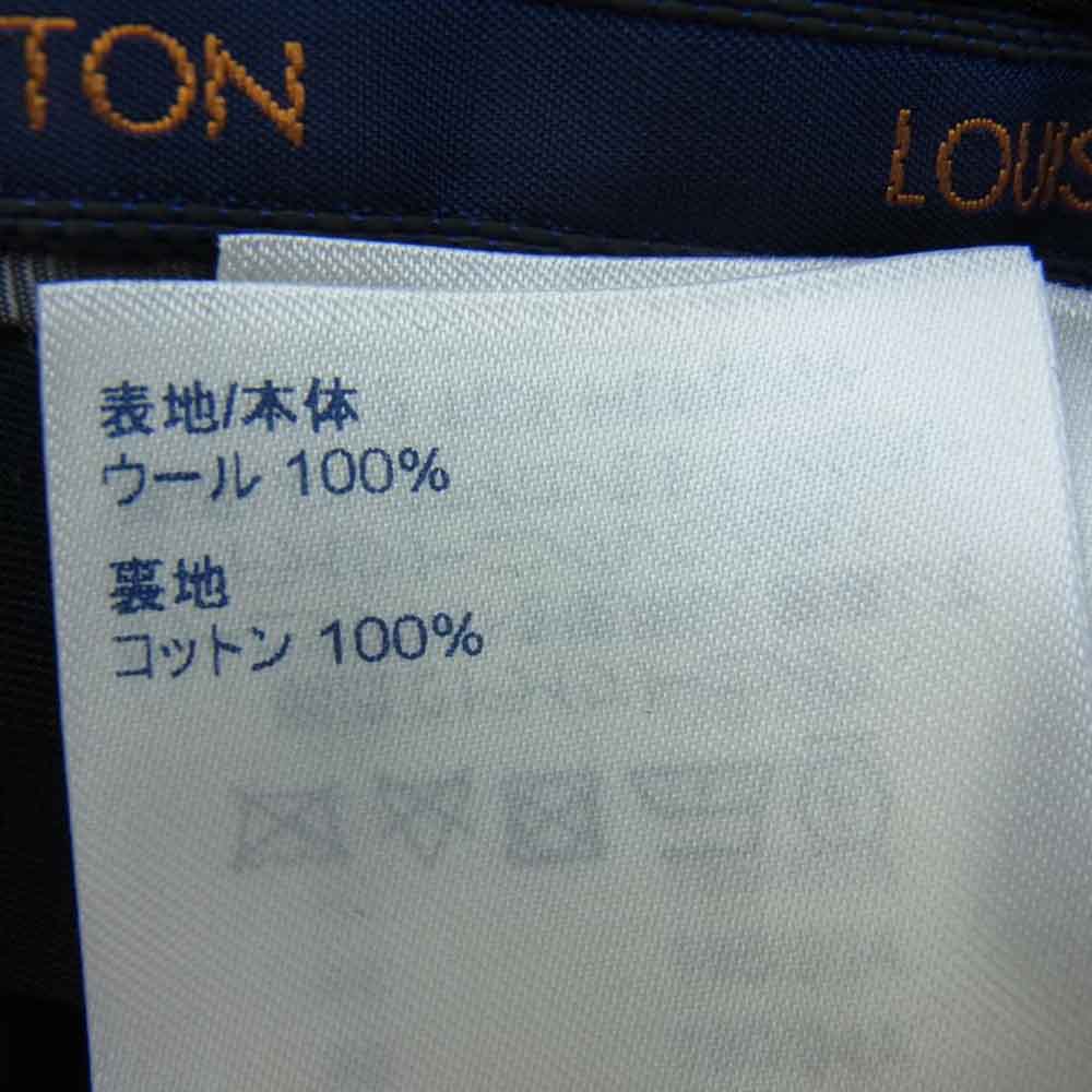 LOUIS VUITTON ルイ・ヴィトン VCCM04 ウール スラックス パンツ ブラック ブラック系 36【新古品】【未使用】【中古】