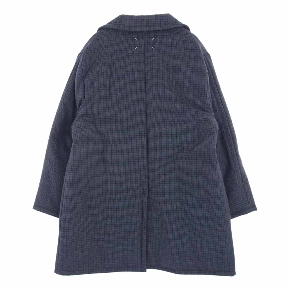 MAISON MARGIELA メゾンマルジェラ 20AW S51AM0398 S53200 国内正規品 1ライン ガンクラブ チェック 中綿 コート グレー系 36号【中古】