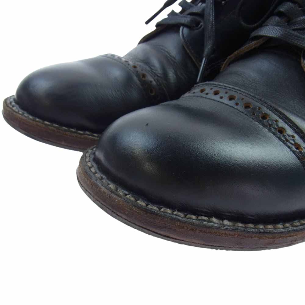 WHITE'S BOOTS ホワイツブーツ Retro Oxford 茶芯 レトロ オックスフォード クロムエクセル シューズ ブラック系【中古】