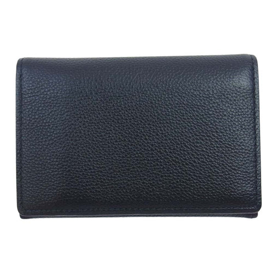 プレリー NP55390 KOBE LEATHER 神戸レザー 名刺入れ ブラック系【新古品】【未使用】【中古】