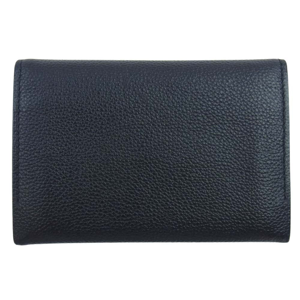 プレリー NP55390 KOBE LEATHER 神戸レザー 名刺入れ ブラック系【新古品】【未使用】【中古】