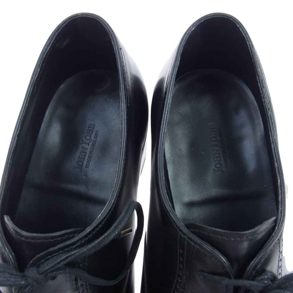 John Lobb ジョンロブ PHILIPII フィリップ2 OXFORD オックスフォード 1000ラスト パンチドキャップトウ ドレス シューズ ブラック系 8E【中古】