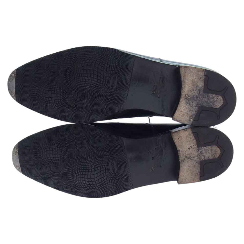 John Lobb ジョンロブ PHILIPII フィリップ2 OXFORD オックスフォード 1000ラスト パンチドキャップトウ ドレス シューズ ブラック系 8E【中古】