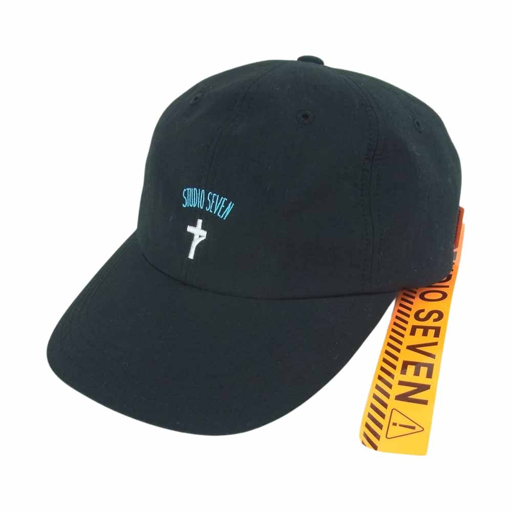 スタジオ セブン 70864738 7cross EMB 6P Cap キャップ 日本製 ブラック系 Free【新古品】【未使用】【中古】