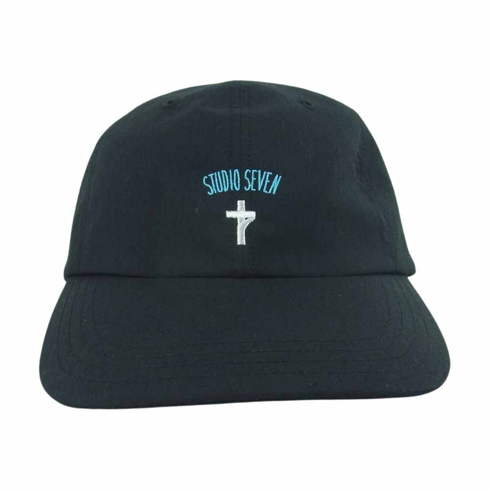 スタジオ セブン 70864738 7cross EMB 6P Cap キャップ 日本製 ブラック系 Free【新古品】【未使用】【中古】