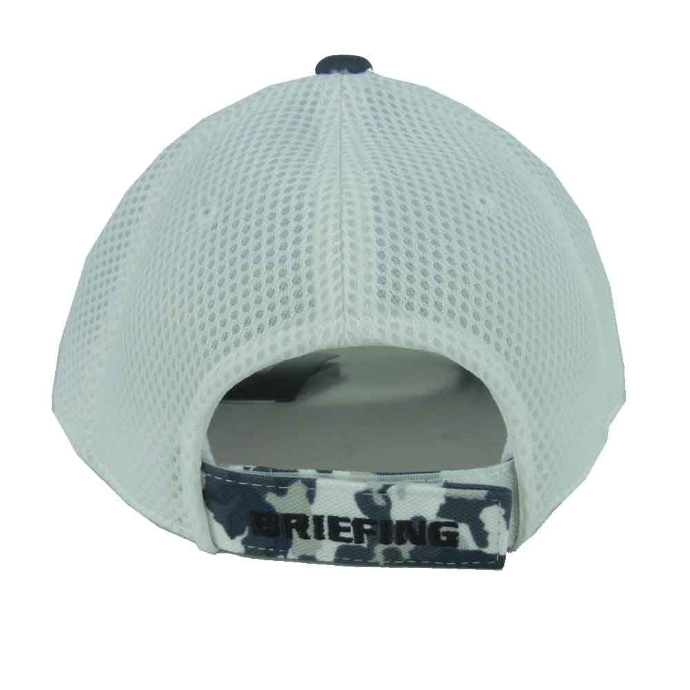 BRIEFING ブリーフィング BRG233M68 MENS CAMO PRINT MESH CAP カモ メッシュ キャップ 帽子 ホワイト系 FREE【新古品】【未使用】【中古】