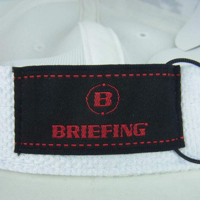 BRIEFING ブリーフィング BRG233M68 MENS CAMO PRINT MESH CAP カモ メッシュ キャップ 帽子 ホワイト系 FREE【新古品】【未使用】【中古】