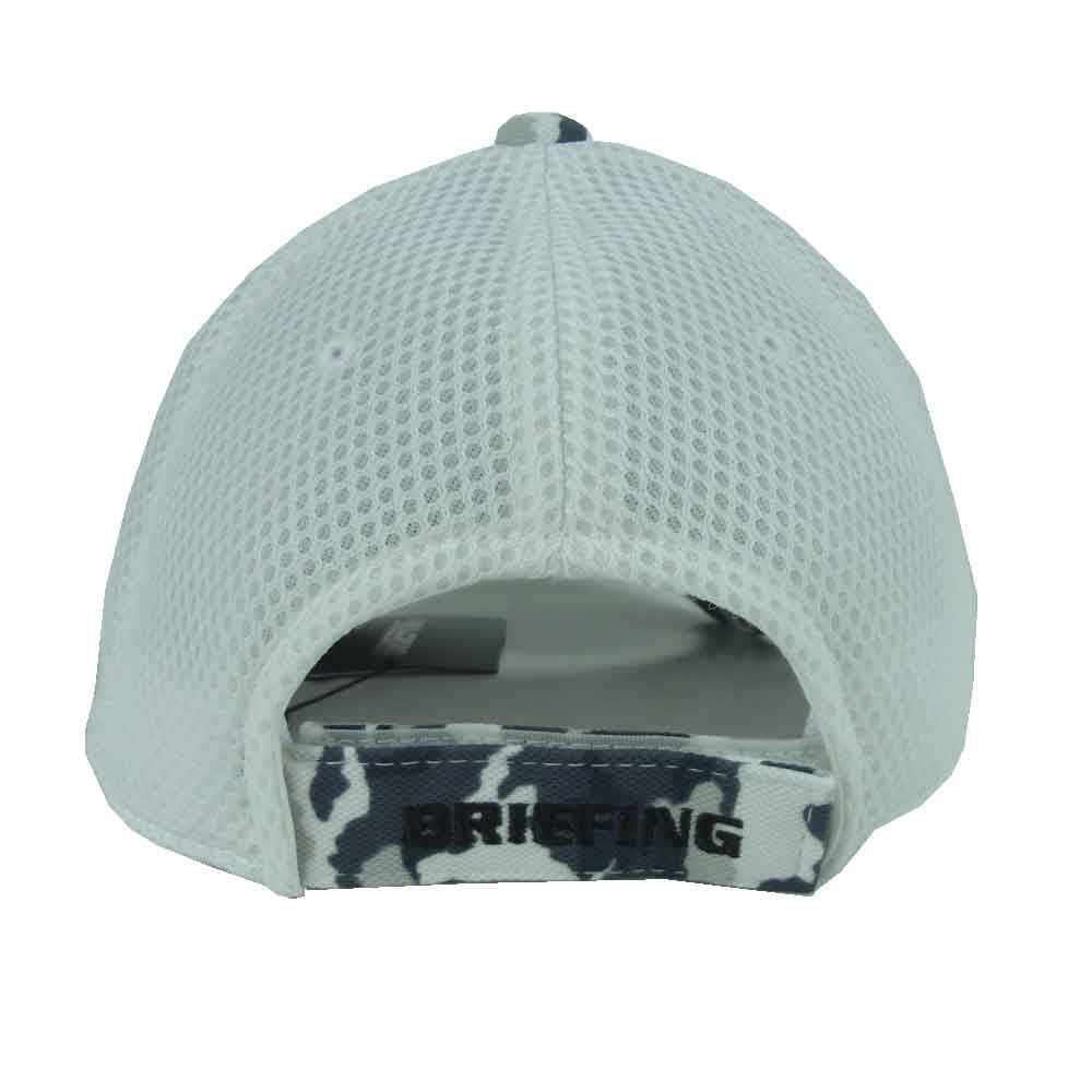 BRIEFING ブリーフィング BRG233M68 MENS CAMO PRINT MESH CAP カモ メッシュ キャップ 帽子 ホワイト系 FREE【新古品】【未使用】【中古】