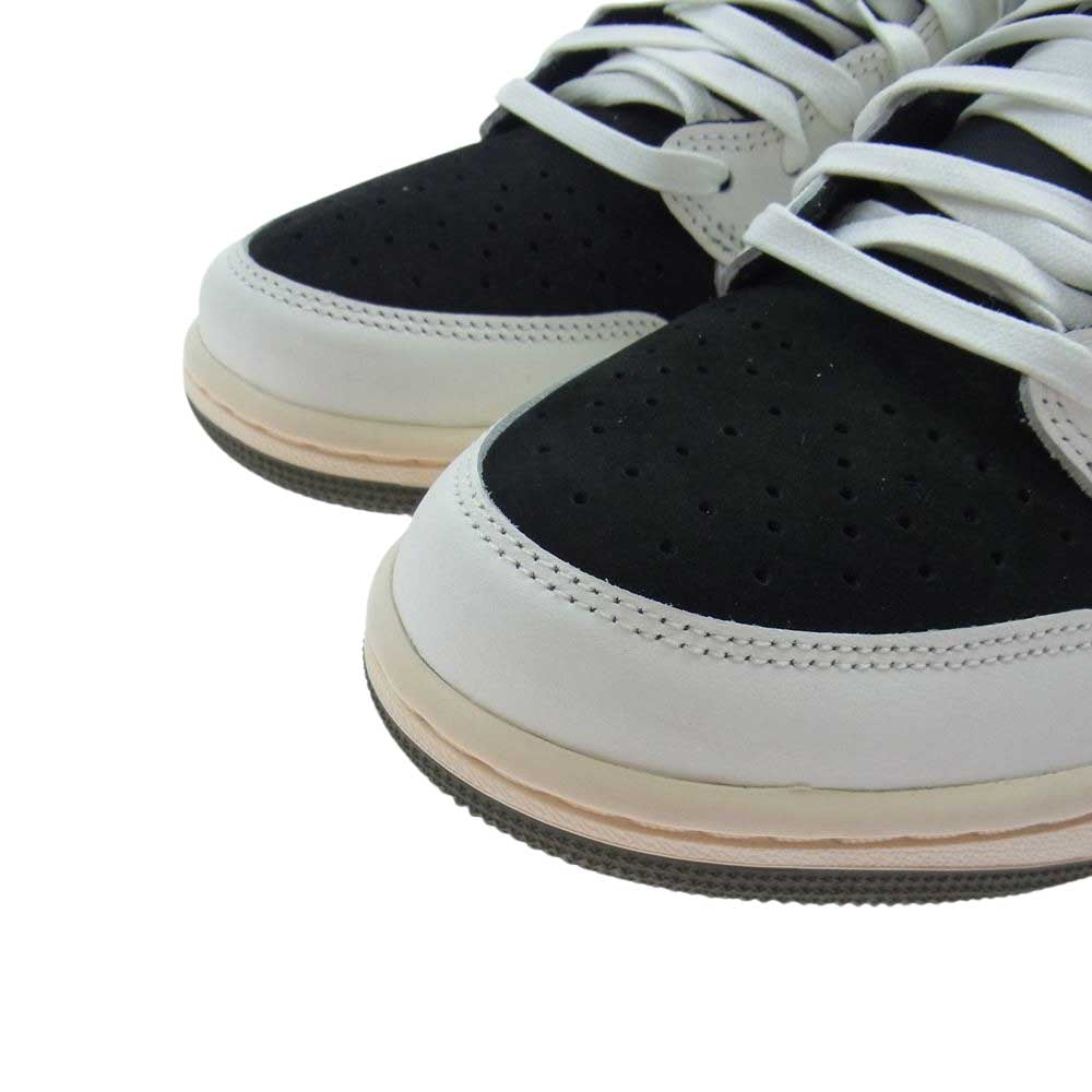 NIKE AIR JORDAN ナイキ ジョーダン DZ4137-106 × Travis Scott トラヴィススコット WMNS Air Jordan 1 Low OG Medium Olive ウィメンズ エアジョーダン ロー ミディアム オリーブ スニーカー ブラック系 ホワイト系 27cm【新古品】【未使用】【中古】