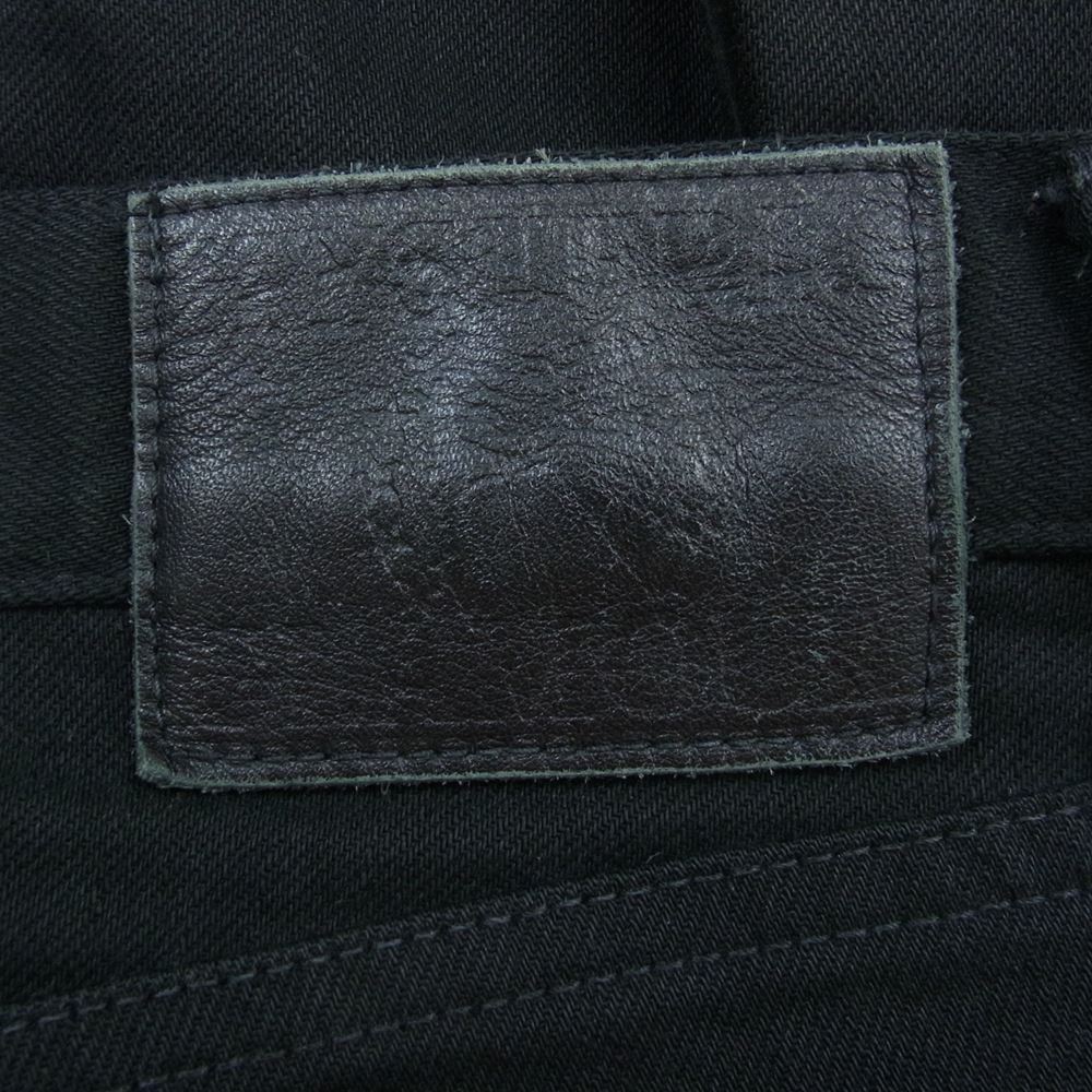 HYSTERIC GLAMOUR ヒステリックグラマー 0241AP20 スタッズ ブラック S デニム スリム パンツ ブラック系 30【中古】