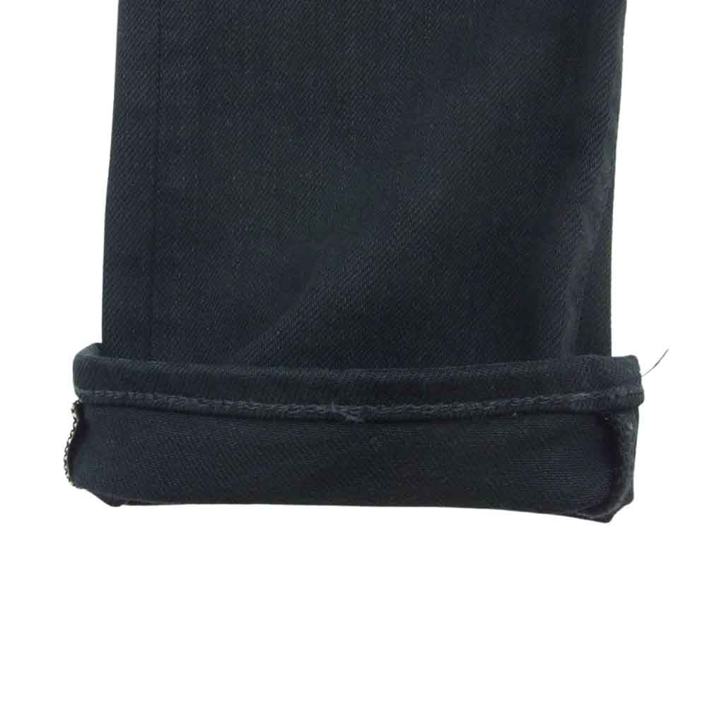 HYSTERIC GLAMOUR ヒステリックグラマー 0241AP20 スタッズ ブラック S デニム スリム パンツ ブラック系 30【中古】
