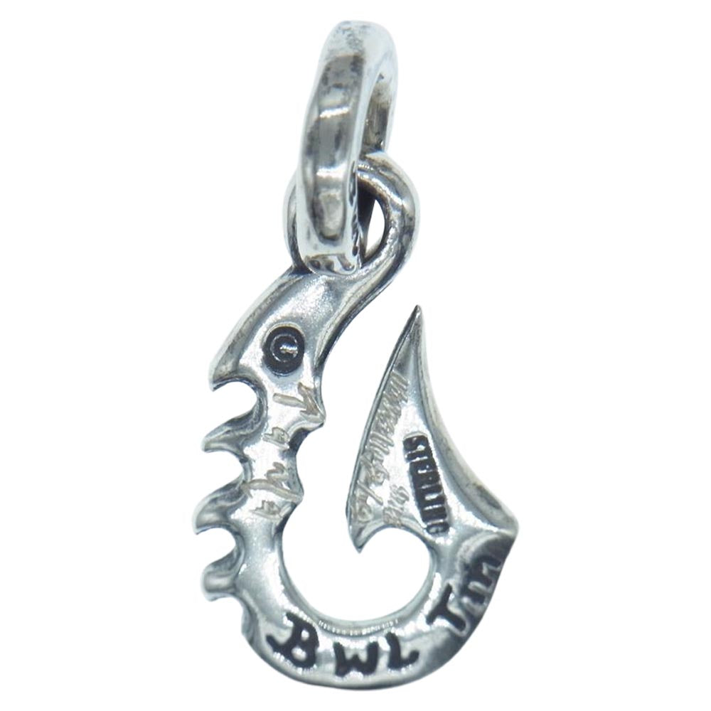 BILL WALL LEATHER ビルウォールレザー Fish Hook Charm フィッシュフック チャーム ペンダントトップ シルバー系【中古】